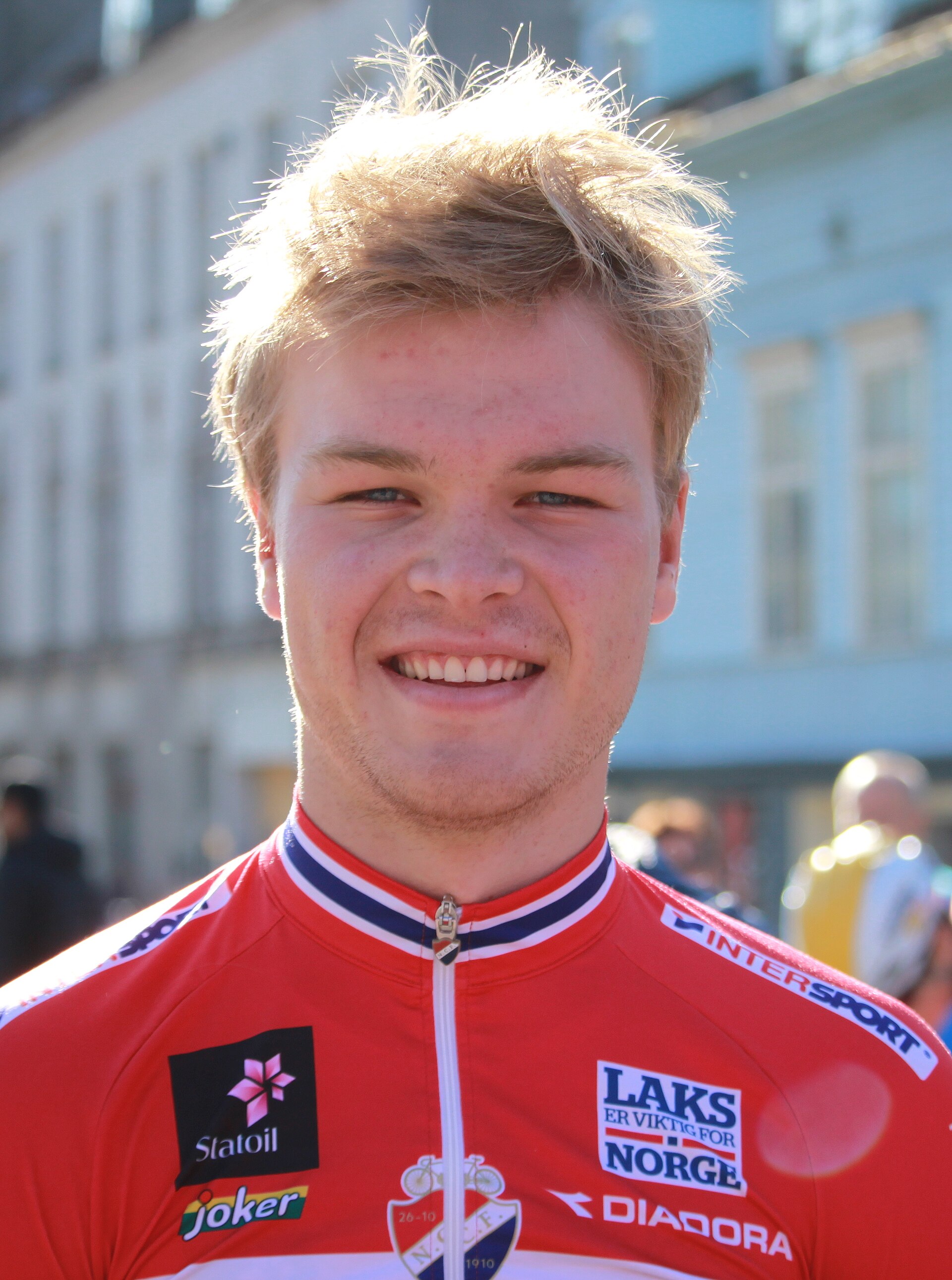 Imagem de referência de Tobias Foss, descrito nos dados abertos como ciclista norueguês