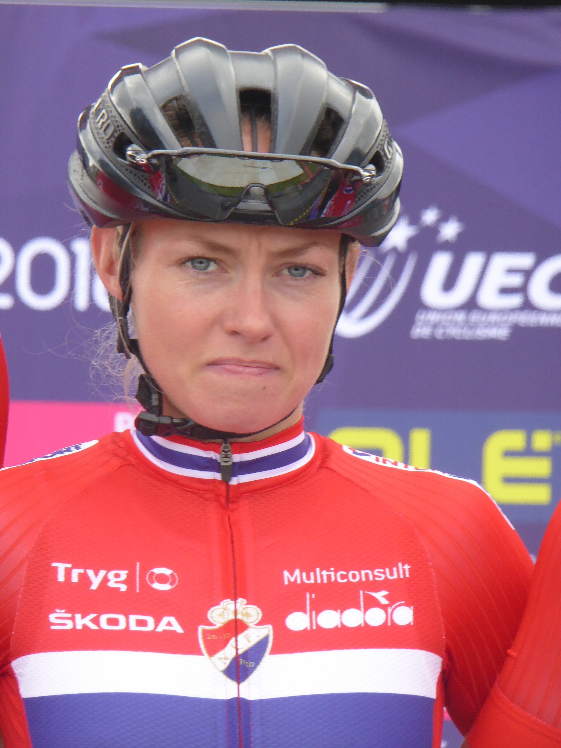 Imagem de referência de Stine Borgli, descrito nos dados abertos como ciclista norueguesa