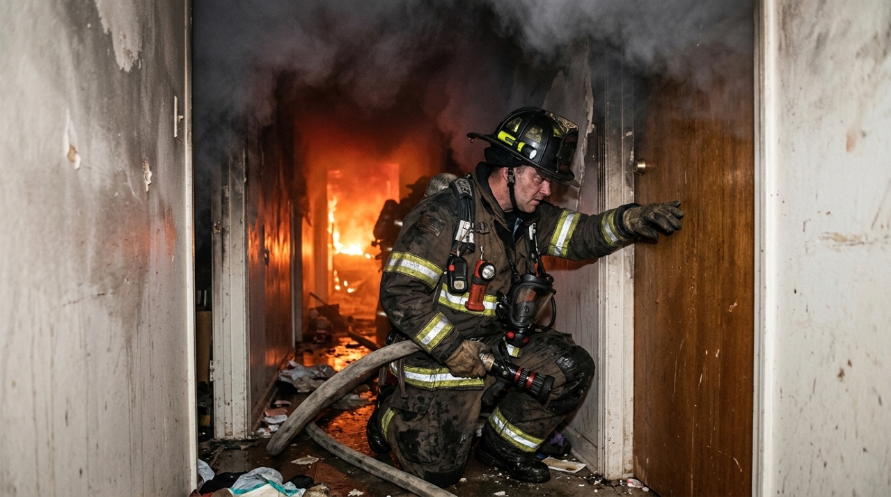 Por que bombeiros recomendam dormir com a porta do quarto fechada: o hábito que pode dar minutos a mais de fuga em um incêndio