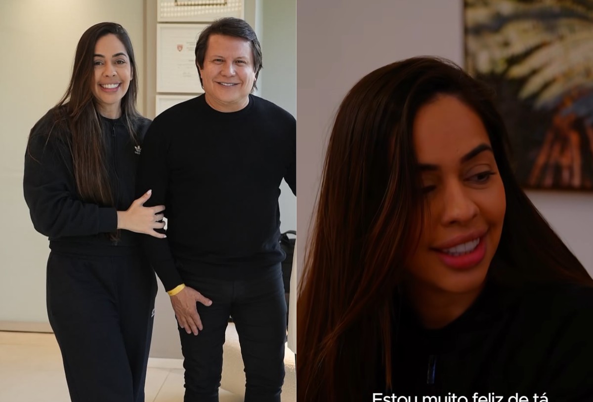 Cantor Giovani acompanha nova namorada em procedimento estético: 'Melhorar o narizinho dela'