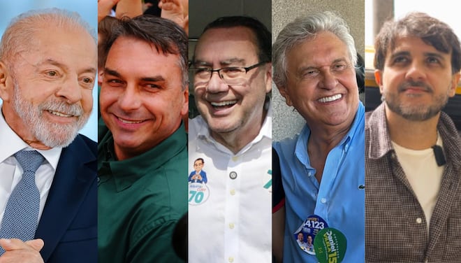 Lula vai a Minas; Flávio Bolsonaro volta para Brasília; veja a agenda dos candidatos
