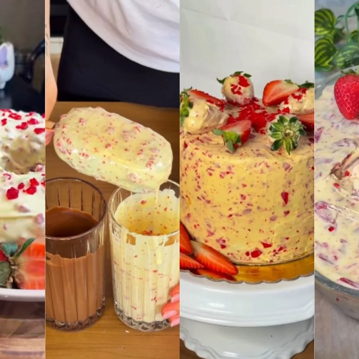 Morango cravejado ganha versões de picolé, bolo e até recheio de pastel