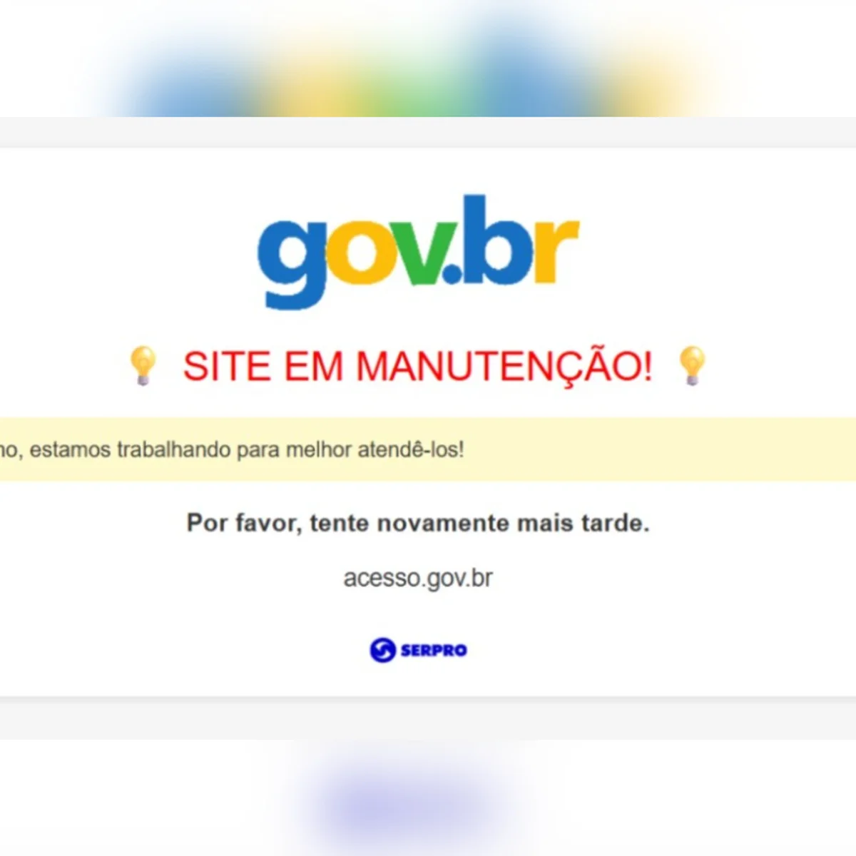 Usuários relatam instabilidade no gov.br nesta segunda (28/9)