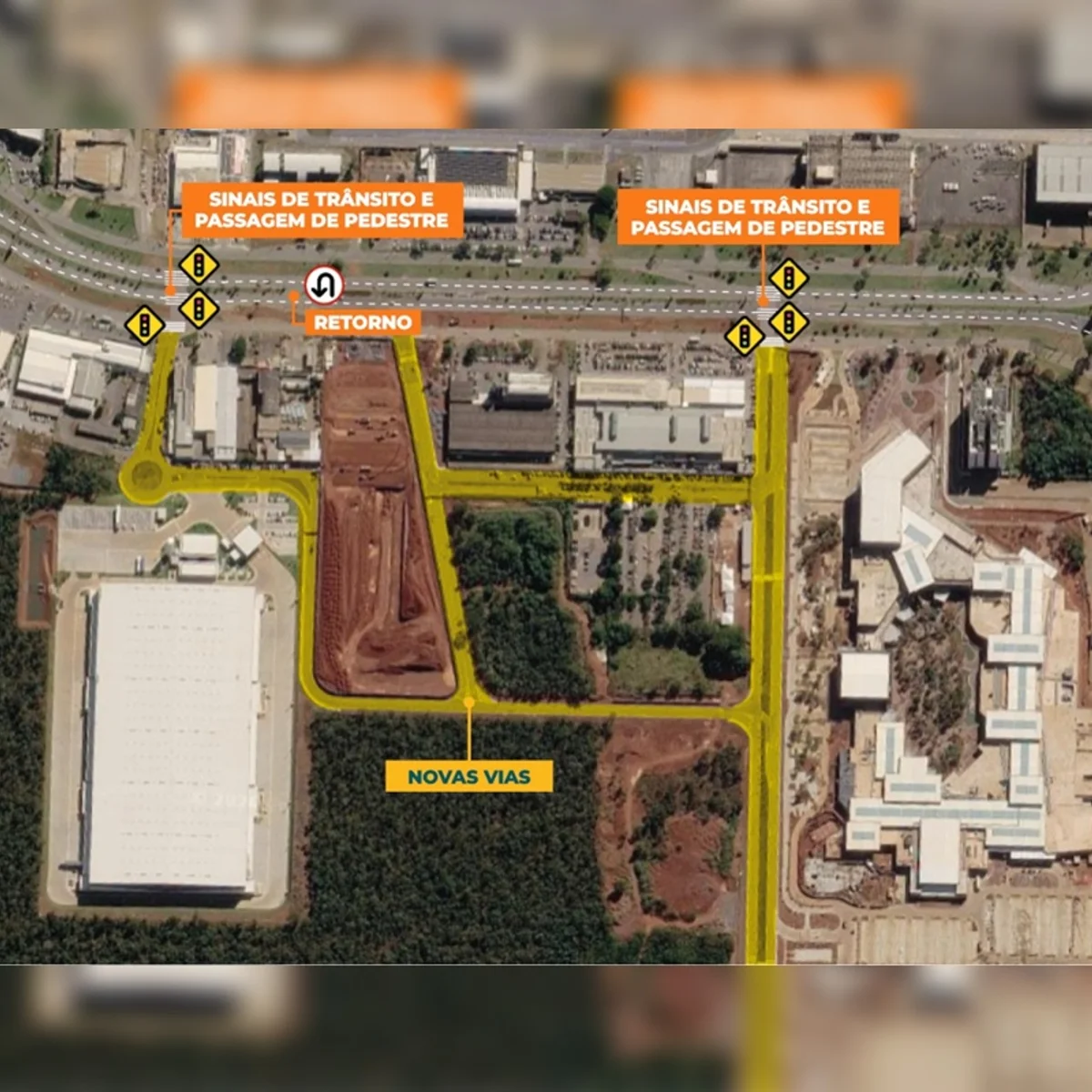 Aeroporto de Brasília terá novas vias de acesso; veja como fica o trânsito
