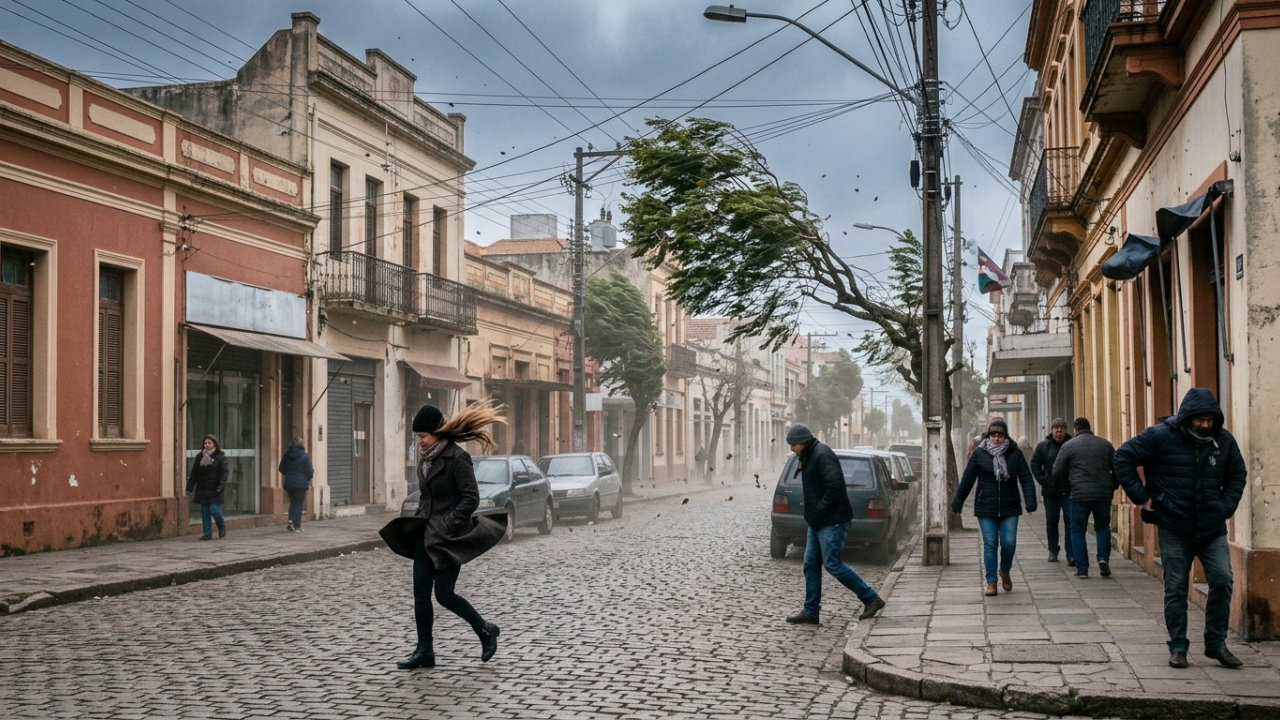 A cidade gaúcha onde o Minuano atravessa o Pampa com ar frio e seco e aparece até no hino oficial
