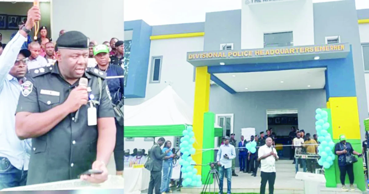 A polícia inaugura a unidade regional doada pela empresa N'Delta