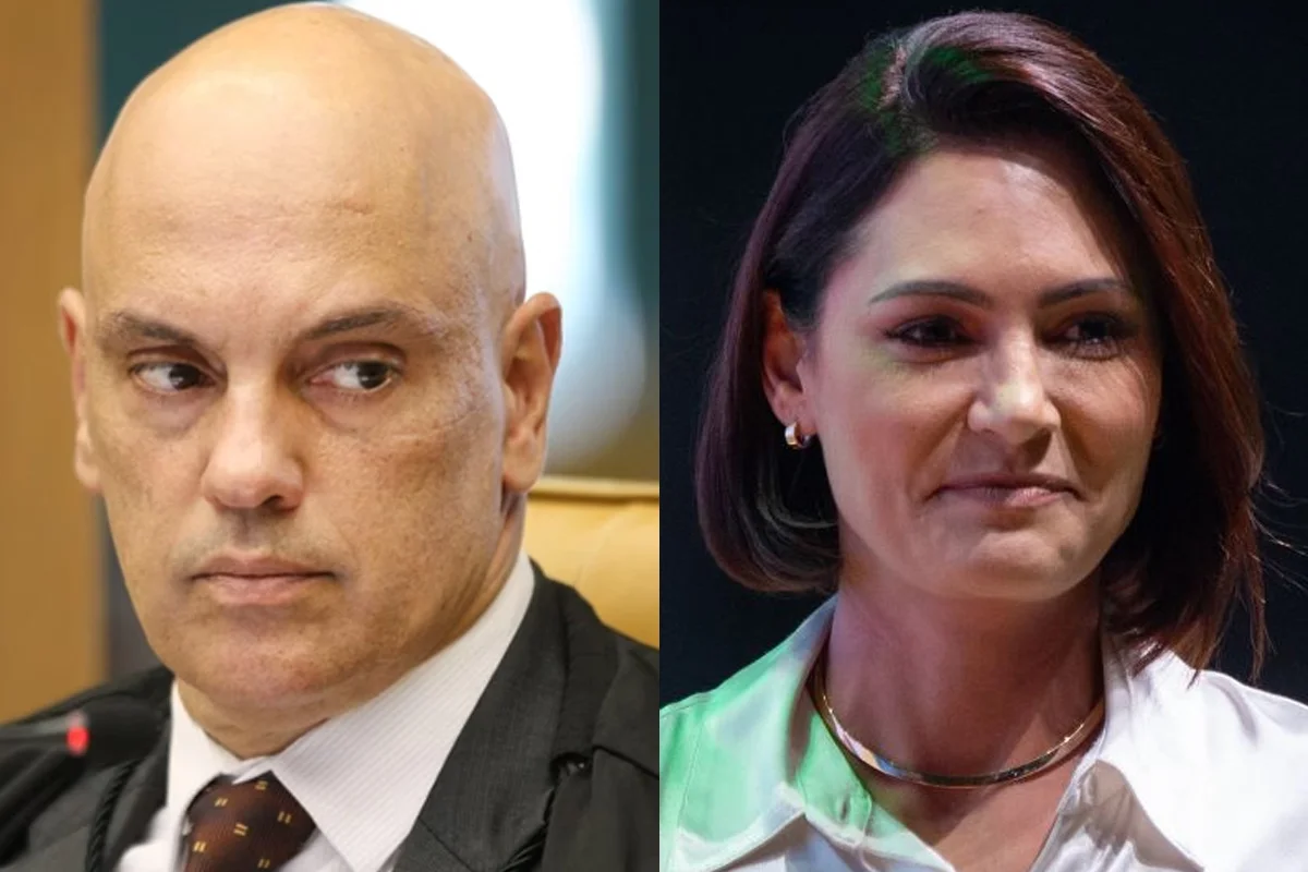 Candidarto une Moraes e Michelle Bolsonaro