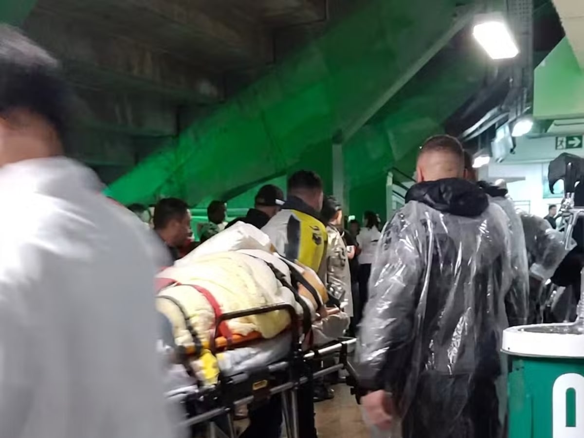 Torcedor despenca de arquibancada no Couto Pereira durante clássico entre Coritiba e Athletico