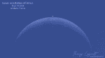 Duplo crescente e nova cratera nas Imagens Astronômicas da Semana