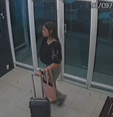 Isabelle Caracristi, de 22 anos, foi encontrada morta na área externa de um prédio de Fortaleza Foto: Reprodução/Fantástico/Rede Globo