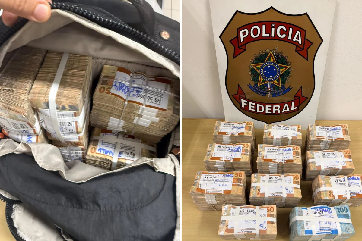 Crime eleitoral: mulher é abordada pela PF com R$ 600 mil dentro de mochila