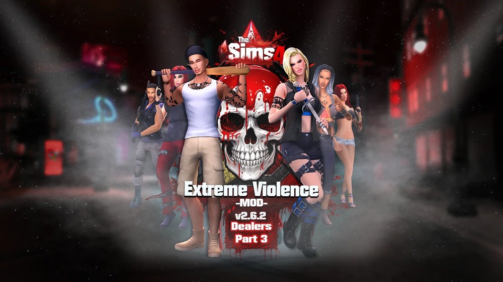 Mod Extreme Violence para The Sims 4 — Foto: Reprodução/Sacrificial Mods