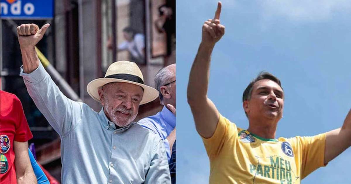 Flávio Bolsonaro e Lula empatam em duas cidades no 1º turno das eleições