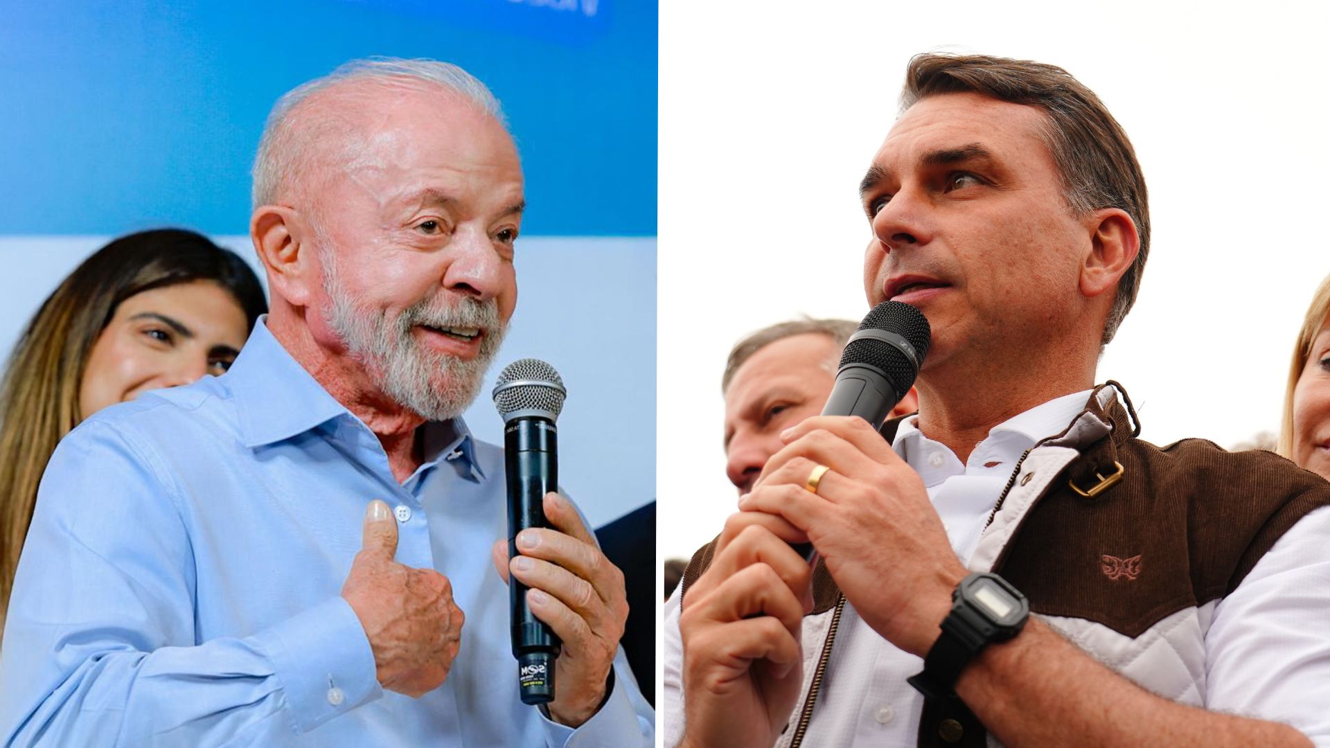 Na TV, Lula promete zerar filas do SUS, e Flávio usa trechos de debate para reforçar planos