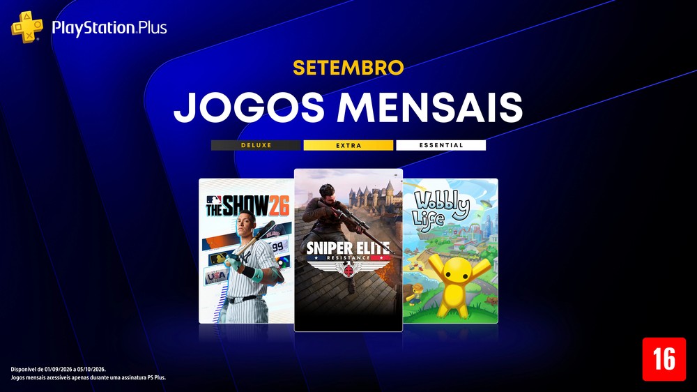 Jogos mensais da PS Plus de setembro — Foto: Reprodução/PS Blog