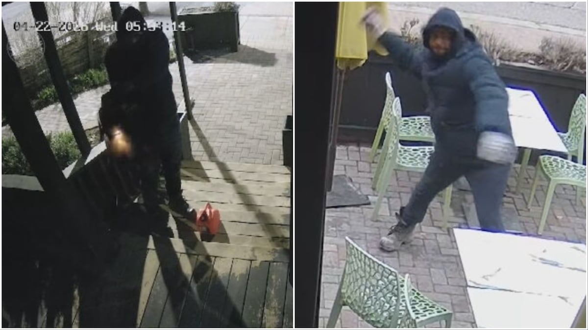 Video shows suspect allegedly connected with arson, shooting of a business in Vaughan