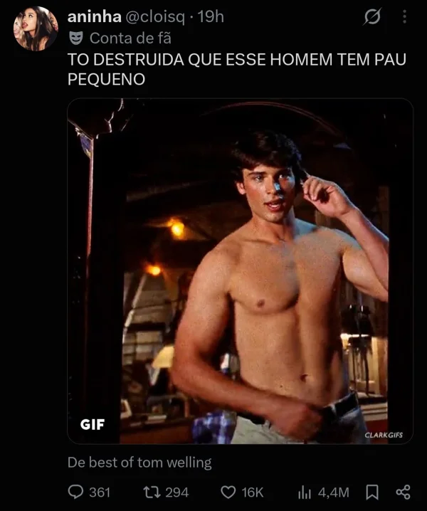 Astro de Smallville, Tom Welling leva web à loucura ao deixar vazar nude - destaque galeria