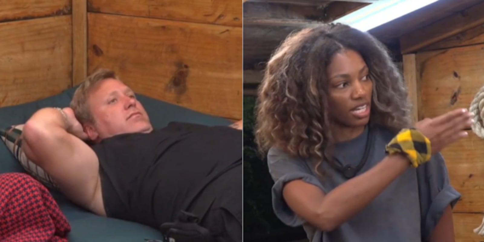 Quem está correto nessa treta, Tina ou Serginho? Reprodução/RecordPlus