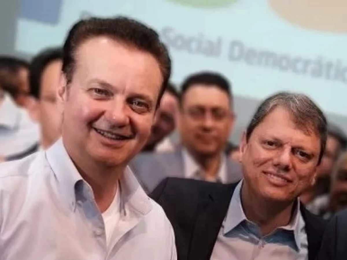 PSD de Gilberto Kassab parabeniza Tarcísio de Freitas por reeleição em SP