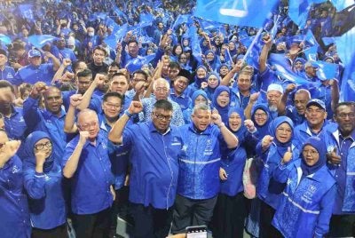 Ab Rauf pada pelancaran jentera pilihan raya Parlimen Tangga Batu pada Sabtu.