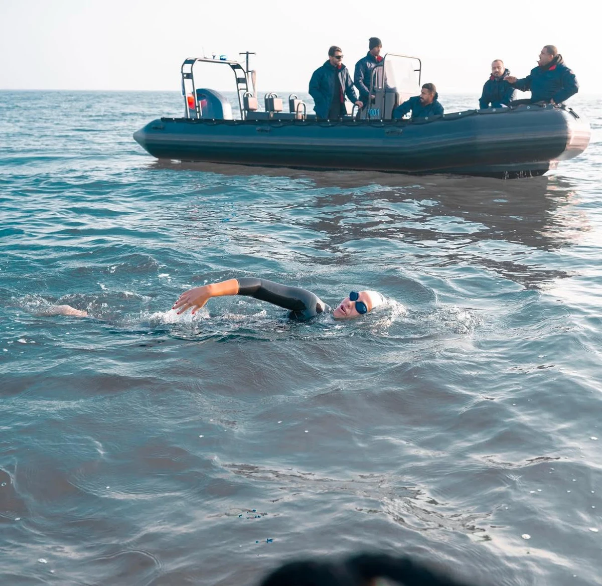 Saudi swimmer’s remarkable 30km swim from Alkhobar to Bahrain