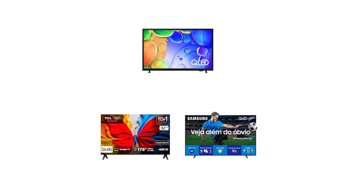 QLED na veia: selecionamos as melhores TVs em promoção na Amazon agora