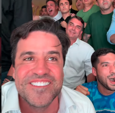 Vídeo: Pablo Marçal filmou Flávio Bolsonaro e apoiadores comemorando virada antes de perder eleição