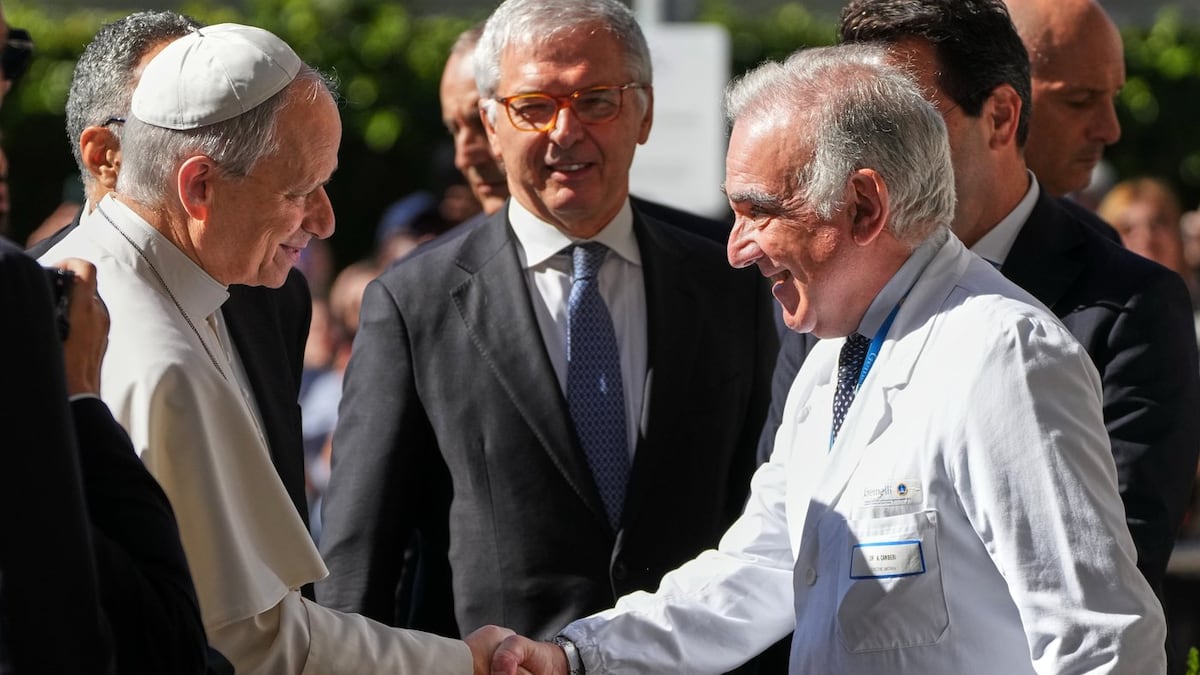 Pope Leo is eating and recovering after cancer surgery, his doctors say