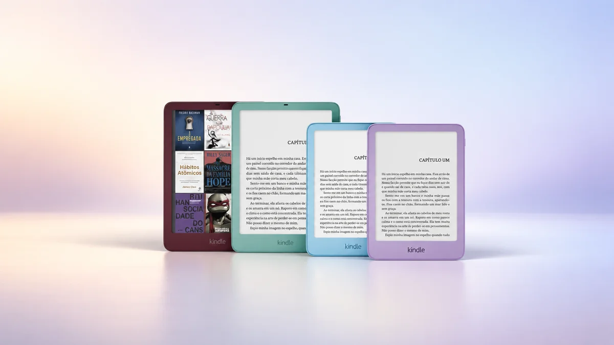 Imagem da matéria: Novo Kindle ganha tela colorida e até controle para virar páginas