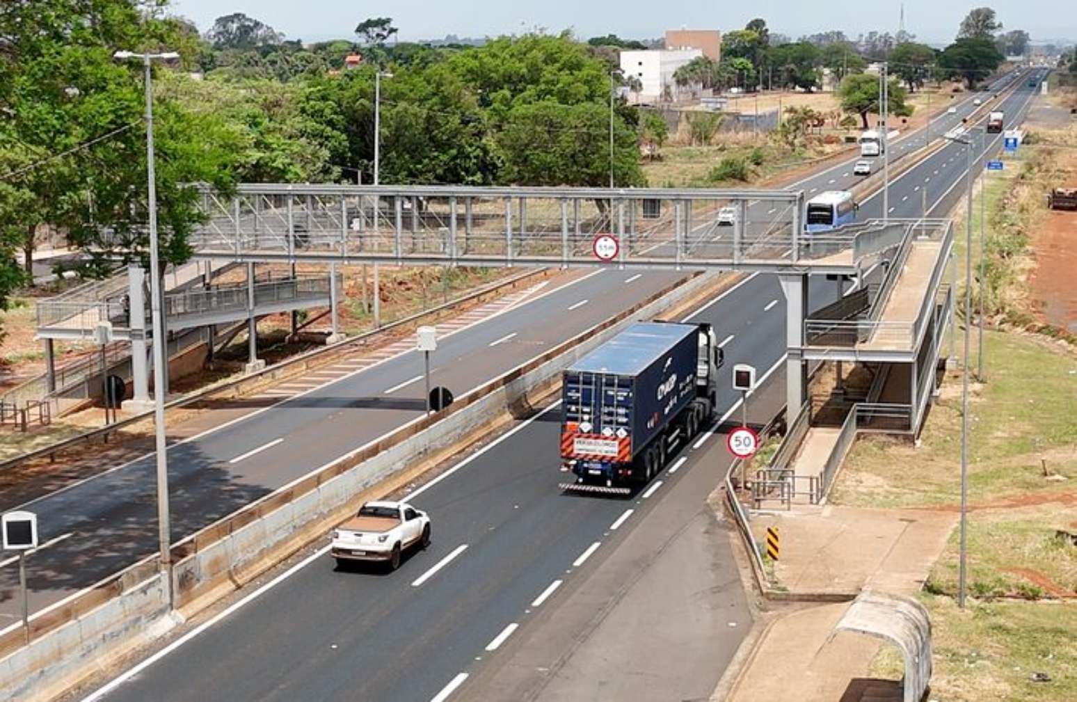 Ecovias Minas Goi&aacute;s testa tecnologia na BR-050