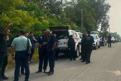 Lokasi mayat remaja ditemui di tepi semak dekat Jalan Harvard-Gurun pada Khamis.