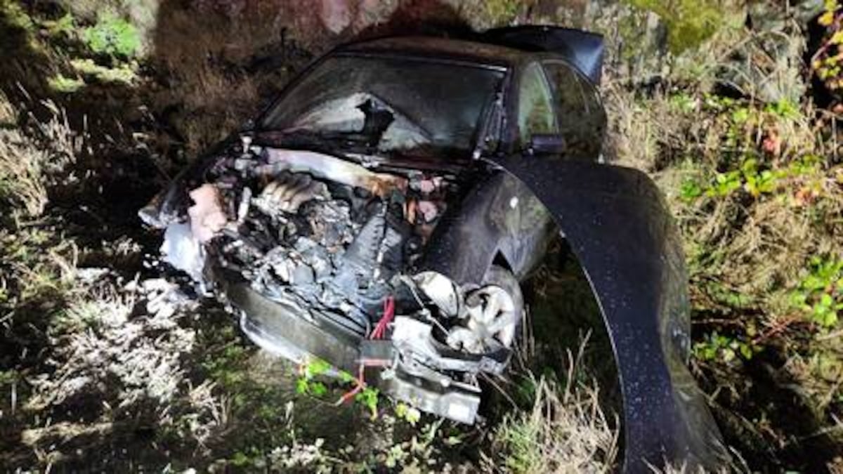2 rushed to hospital after fiery Langford crash