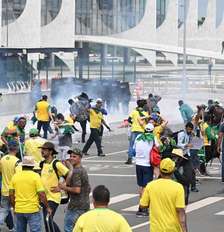 Tentativa de golpe bolsonarista em 8 de janeiro de 2023 Foto: ANSA / Ansa - Brasil