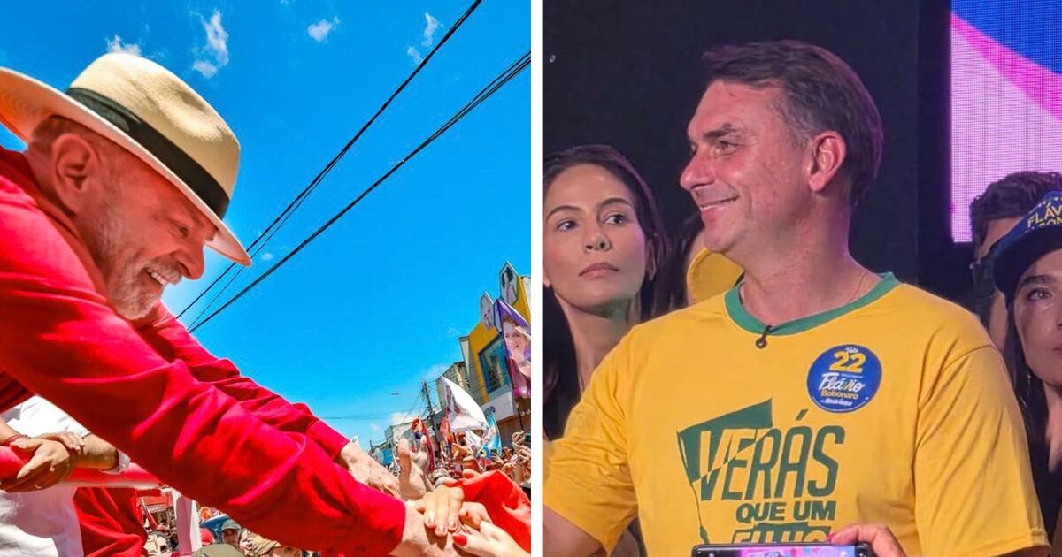 Flávio Bolsonaro e Lula acertam os últimos passos da reta final da campanha eleitoral