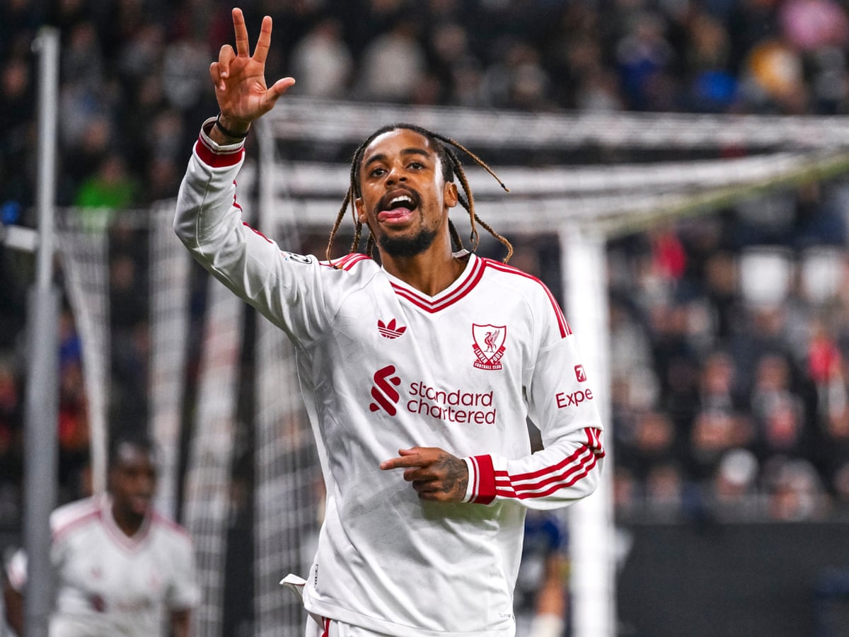 O hat-trick clínico de Bradley Barcola inspira o Liverpool a uma derrota por 6-3 contra o Lask