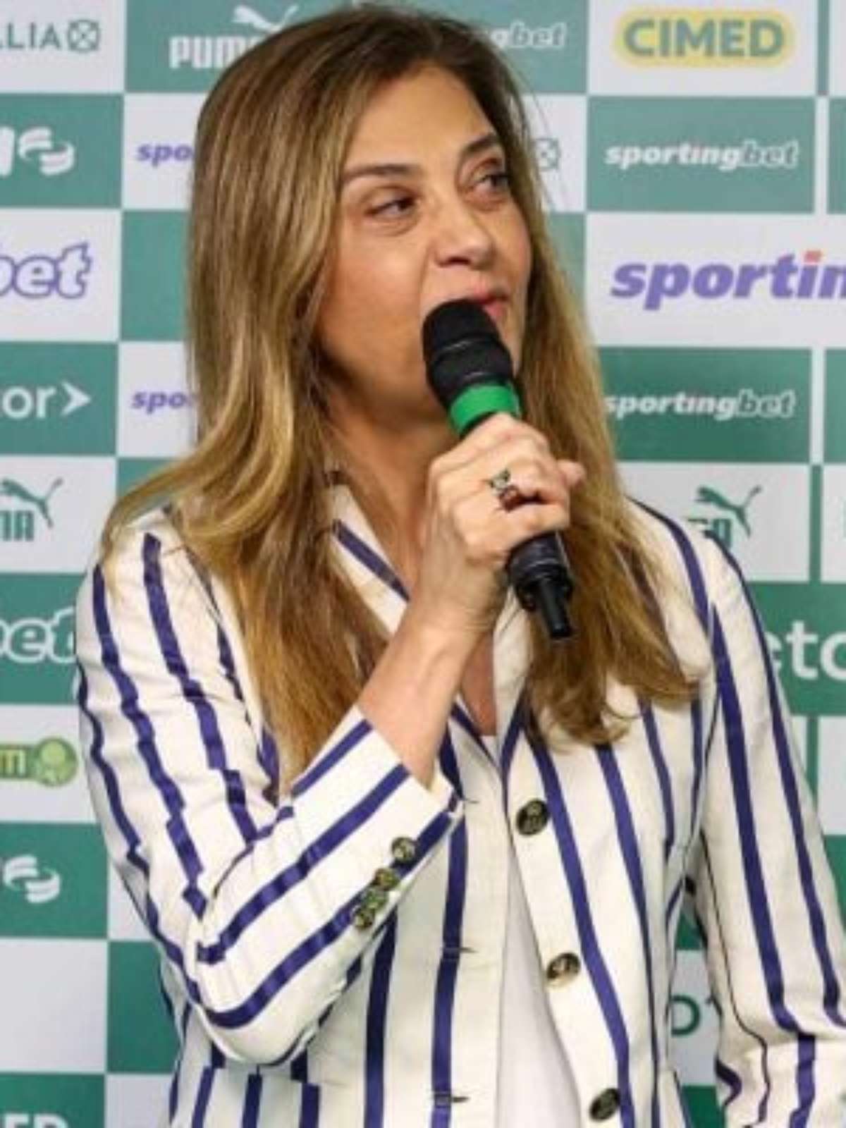Leila Pereira reage a pedido de saída de Lamacchia: "Me incomoda muito"