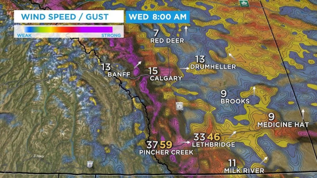 Warm and windy today with cooldown expected tomorrow
