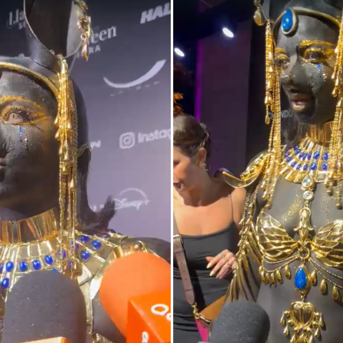 Em baile da Sephora, Iza celebra Paolla Oliveira na Imperatriz: ‘Ela transcende qualquer escola’
